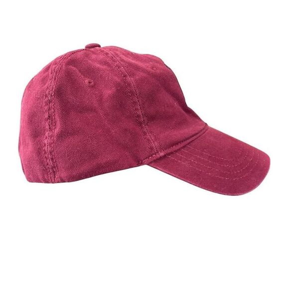 American Eagle Unisex‎ Burgundy Baseball Cap Adjustable Strap - Picture 3 of 6